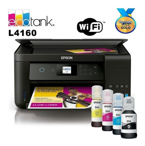 Impresora Epson L4160 Sistema De Fabrica+wifi+duplex Con Iva