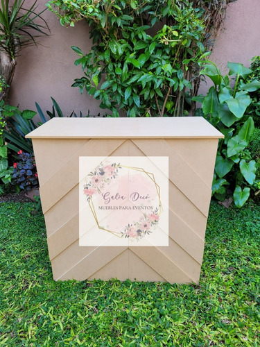 Combo Mesa Candy Bar Desarmable Mas 3 Paneles Desarmables!! Madera