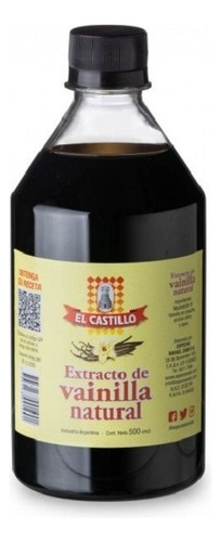 Extracto De Vainilla Natural 500 Ml El Castillo Reposteria