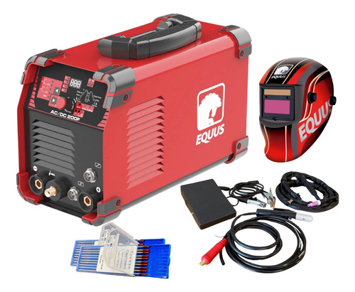 Soldadora Ac-dc Con Pedal 200a Equus Para Aluminio -sc-