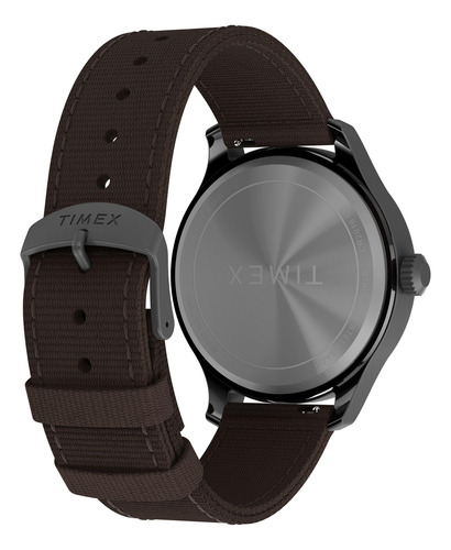 Reloj Con Correa Marrón Para Hombre, 43 Mm