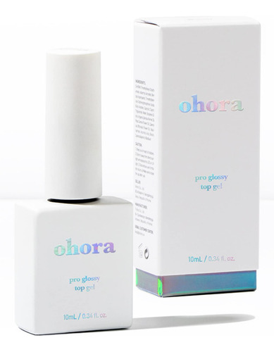 Ohora Pro Glossy Top Gel  Alto Brillo, Corrige La Textura D