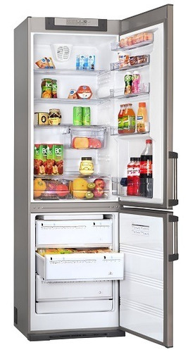 Imagen 2 de 3 de Heladera Kohinoor Kga-4094/7 Combi 2 Motores Acero Inox 358l