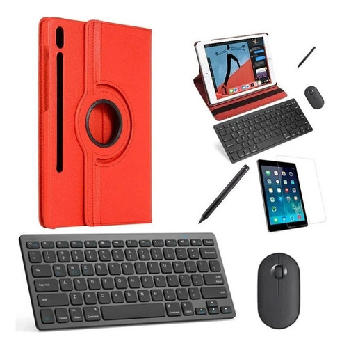 Capa 360 Verm Teclado, Mou, Pel, Stylus P/galaxy Tab S7 T870