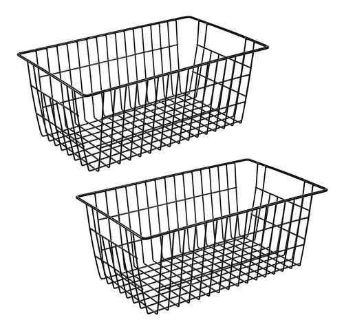 Gedlire Metal Wire Baskets For Organizing 2 Pack, Household