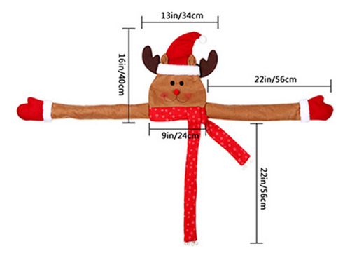 Adorno Navideño, Sombrero De Copa De Árbol De Muñeca De