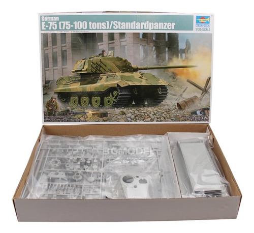 Trumpeter 1/35 01538 E-75 (75-100 Toneladas) Modelo Panzer S