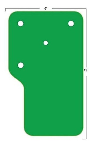 Grandes Musgo De Golf Del Country Club 6' X 12' Putting Chip