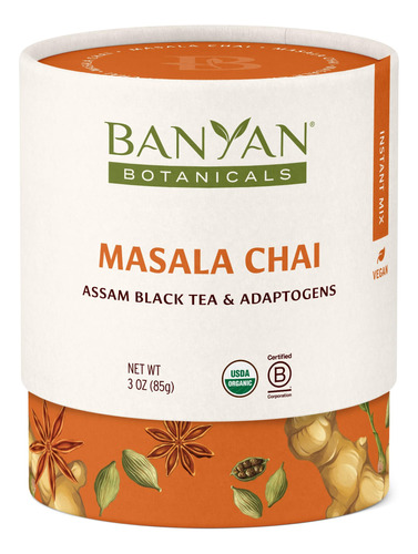 Banyan Botanicals Masala Chai - Te Organico Masala Chai Con