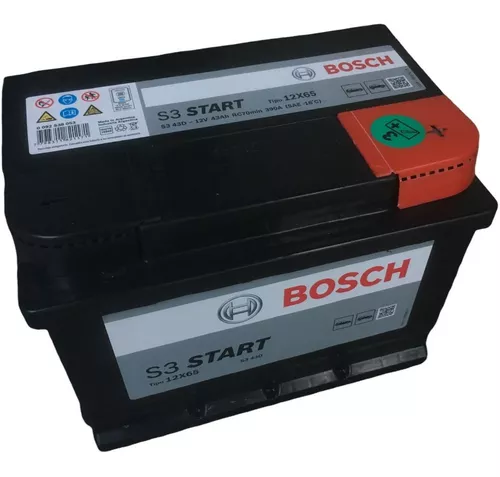 delicado Cambio Alas Bateria 12x65 Bosch S3 Positivo Derecho 12v 43ah Reales Vzh | BATERIAS VZH  Hnos