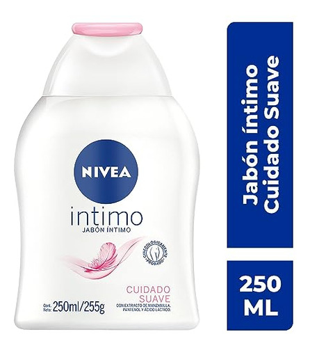 Jabón Íntimo Líquido Nivea Cuidado Suave 250ml