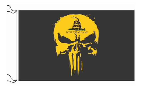 Bandera Libertaria Punisher 150x90cm