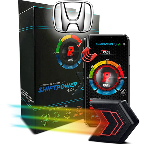 Módulo Pedal Acelerador Shiftpower Faaftech Bluetooth Honda