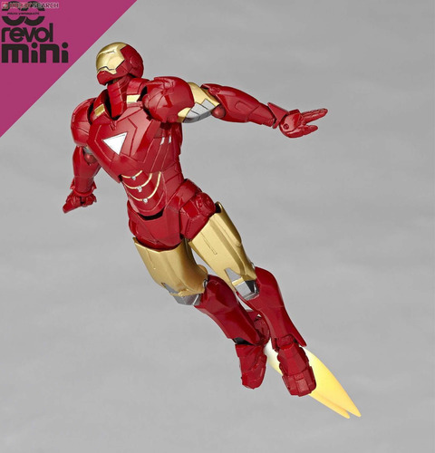 Iron Man 2 Mk 6 Micro Yamaguchi Revol Mini Jp Marvel 11.5cm