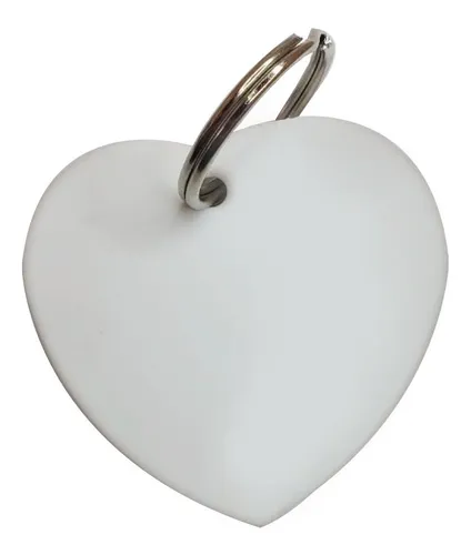 comprar Llavero Corazon  Polimero Sublimable Sublimar X 100
