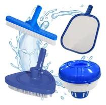 Comprar Kit Limpieza Vulcano Pileta Limpia Fondo Saca Hojas Boya