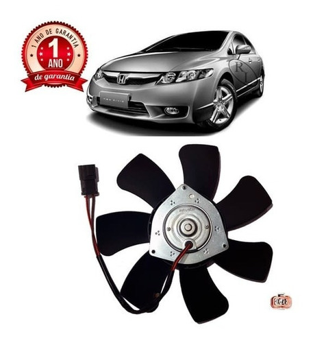 Ventoinha Eletroventilador New Civic 1.8 2009 2010 2011