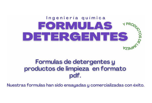 Fórmulas Detergentes