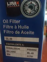 Comprar Filtro De Aceite Gl49\u002F51791 Ford8000\u002F7000\u002Fkodiak\u002Fmack\u002Fvolvo 