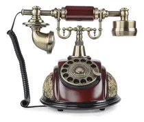 Comprar Teléfono Retro, Teléfono Fijo Con Cable De Telpal, Teléfono 