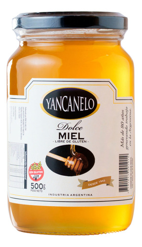 Miel Líquida Yancanelo 500gr X 1u Sin Tacc