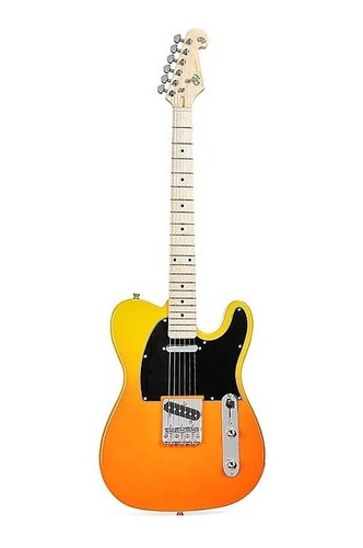 Guitarra Sx Tele Modern Series Burning Fire Cuo