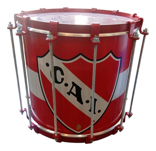 Tambor De Murga Repique 12 Completo Equipos De Futbol Rojo - Independiente