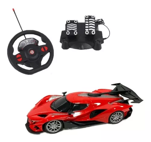 Carrinho Com Controle Remoto Thunder Vermelho Multikids - BR1644