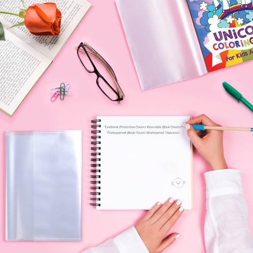 Fundas Protectoras Impermeables Transparentes For Libros De