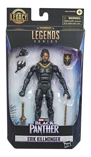 Marvel Legends Series Black Panther  Erik Killmonger Figure