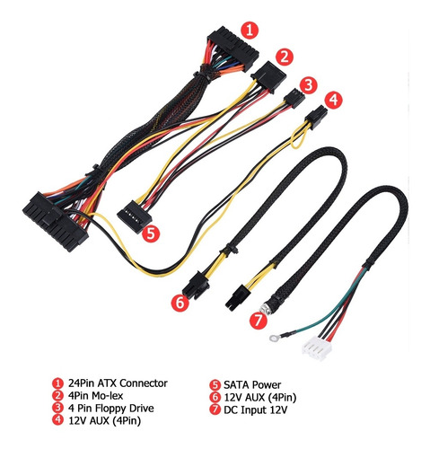300w 12v Atx Psu Modular Fuente De Alimentación De La Junta