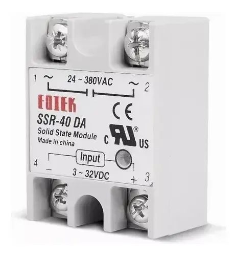 Relé De Estado Sólido SSR 40A - Entrada 4-20mA, Salida 28-250V AC, Para Calefacción, Motores E Iluminación