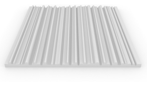 Imagen 1 de 7 de Pack X6 Placas Acústicas Premium Ignifugas 61x61cm X30mm