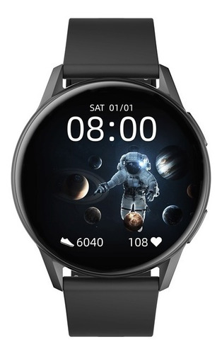 Imagen 1 de 5 de Smartwatch Reloj Inteligente Kieslect K10 Negro Spo2 + Cuota
