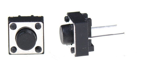 10 Micro Switch Push Button 6x6x5mm 2 Pines Dip 