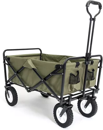 Carrito Plegable Con Ruedas, Transporta Objetos Sin Esfuerzo