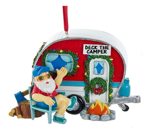 Adorno Vintage Para Arbol De Navidad De Camper J8490