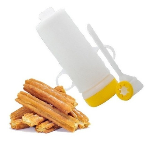 Maquina De Churros Plastica 3 Picos + Pico Para Rellenar