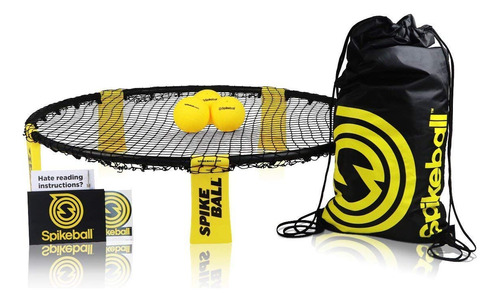Spikeball Kit Estandar 3 Bola Juego Para Patio Trasero Playa