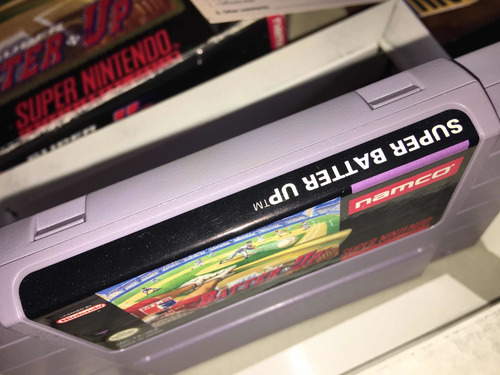 Videojuego Nintendo Snes Super Batter Up Namco 1992 En Caja (Usado)