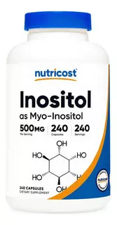 Nutricost Inositol 500 Mg 240 Capsulas