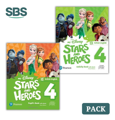 My Disney Stars And Heroes 4 (bri)- Sb + E-bk- Wb- 2 Libros