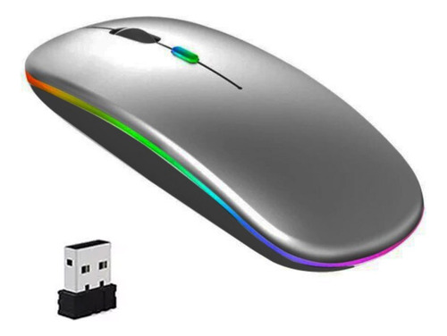 Mouse Inalambrico Click Silencioso Recargable / Cla100