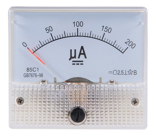 Medidor Panel Corriente Analogica Dc Escala Amperimetro Para