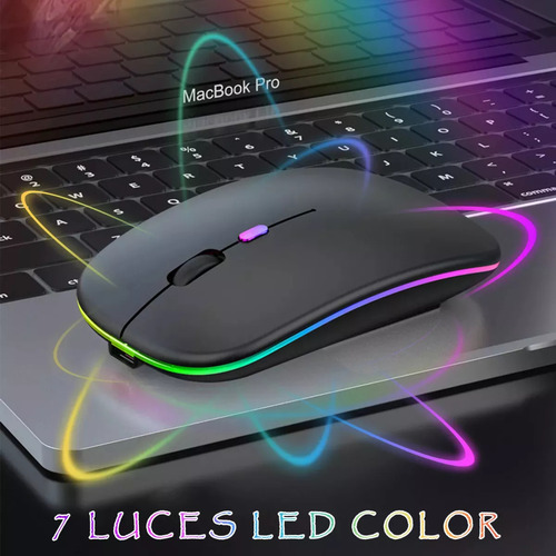 2pcs Mouse Inalambrico Computadora Windows Bluetooth Dpi Color Black+black