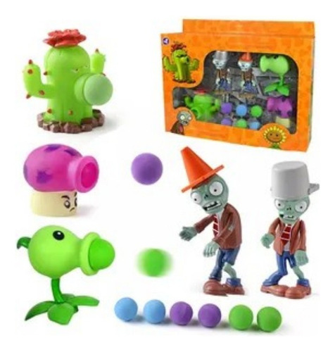 Lanbai Plantas Vs Zombies De Navidad Juego De Juguetes