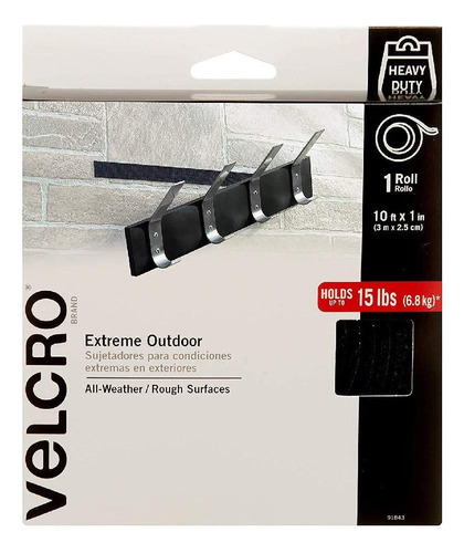 Velcro 91843 - Cinta De Alta Resistencia Para Exteriores  9.