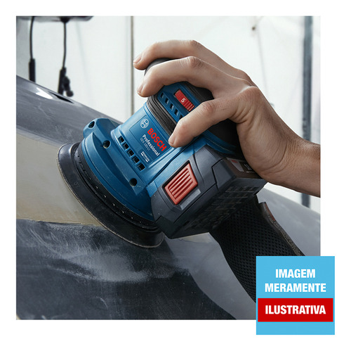 Kit Chave Impacto Lixadeira Orbita Bosch 18v Bivolt Combo Nf