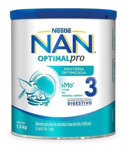 Formula Infantil Polvo Nestle Nan Optimalpro 3 En Lata