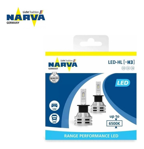 Ampolletas Led H4 H7 H1 H11 9006 Narva  Range Perform 12/24v